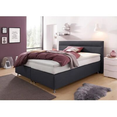 Westfalia Schlafkomfort Boxspringbett - 200x200cm H2, Grau Westfalia Schlafkomfort Boxspringbett - 200x200cm H2, Grau