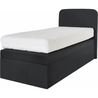 Westfalia Schlafkomfort Boxspringbett - 90x200cm, Schwarz - Bett mit Bonnell-Federkern Westfalia Schlafkomfort Boxspringbett - 90x200cm, Schwarz - Bett mit Bonnell-Federkern