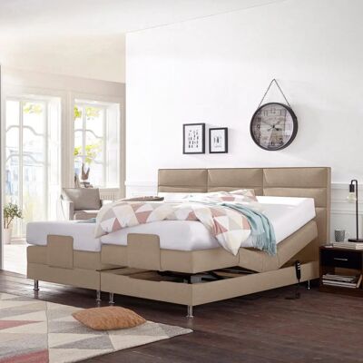 Westfalia Boxbett - Beige - 174x210cm - Bett & Kopfteil - Made in Germany Westfalia Boxbett - Beige - 174x210cm - Bett & Kopfteil - Made in Germany