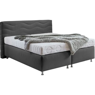 Westfalia Schlafkomfort Sigma Boxspringbett - Grau, 200x200 cm Westfalia Schlafkomfort Sigma Boxspringbett - Grau, 200x200 cm