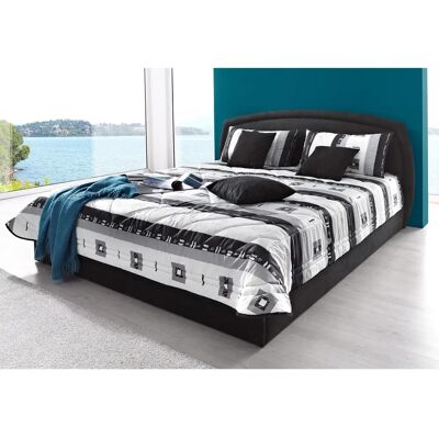 Westfalia SCHLAFKOMFORT Polsterbett - Microfaser, 162x212cm, Schwarz Westfalia SCHLAFKOMFORT Polsterbett - Microfaser, 162x212cm, Schwarz