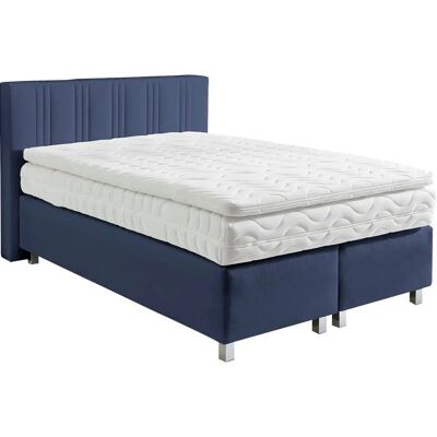 Westfalia Schlafkomfort Boxspringbett - 140x200cm, blau, komplett Westfalia Schlafkomfort Boxspringbett - 140x200cm, blau, komplett