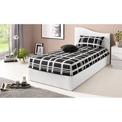 WESTFALIA SCHLAFKOMFORT Schwarze Tagesdecke - Bettüberwurf WESTFALIA SCHLAFKOMFORT Schwarze Tagesdecke - Bettüberwurf