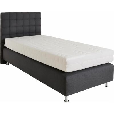 WESTFALIA SCHLAFKOMFORT Boxspringbett - 120x200/135x210cm, Microvelours WESTFALIA SCHLAFKOMFORT Boxspringbett - 120x200/135x210cm, Microvelours
