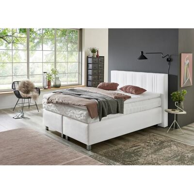 WESTFALIA SCHLAFKOMFORT Microvelours Boxspringbett - 140x200cm - Modernes Design WESTFALIA SCHLAFKOMFORT Microvelours Boxspringbett - 140x200cm - Modernes Design