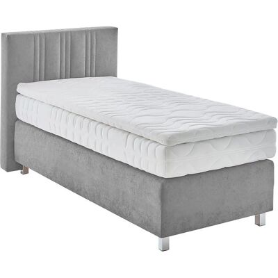 WESTFALIA SCHLAFKOMFORT Boxspringbett grau 105x210cm - Boxspringbett WESTFALIA SCHLAFKOMFORT Boxspringbett grau 105x210cm - Boxspringbett