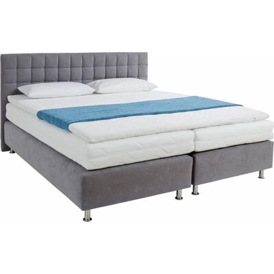 Westfalia Schlafkomfort Boxspringbett - Bonnell-Federkern, Microvelours Westfalia Schlafkomfort Boxspringbett - Bonnell-Federkern, Microvelours