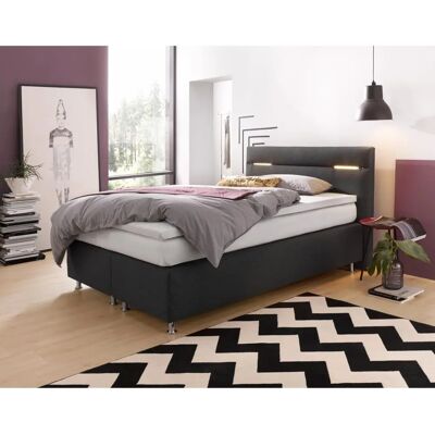 WESTFALIA SCHLAFKOMFORT Boxspringbett - LED-Beleuchtung - 140x200cm - H3 - Taschenfederkern WESTFALIA SCHLAFKOMFORT Boxspringbett - LED-Beleuchtung - 140x200cm - H3 - Taschenfederkern