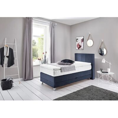 Westfalia Schlafkomfort Microvelours Navy Boxspringbett - Boxspringbett Westfalia Schlafkomfort Microvelours Navy Boxspringbett - Boxspringbett