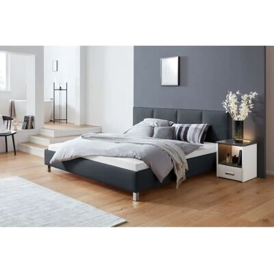 Westfalia Polsterbett - 200x200 cm, Schwarz - Polsterbett Westfalia Polsterbett - 200x200 cm, Schwarz - Polsterbett