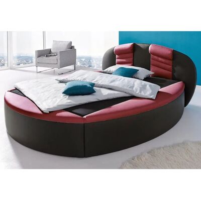 Westfalia Rundbett - Bunt (schwarz, bordeauxrot) - 220x230cm - Made in Germany Westfalia Rundbett - Bunt (schwarz, bordeauxrot) - 220x230cm - Made in Germany
