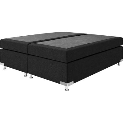 WESTFALIA SCHLAFKOMFORT Holland Boxspringbett - Charcoal, 160x200cm WESTFALIA SCHLAFKOMFORT Holland Boxspringbett - Charcoal, 160x200cm