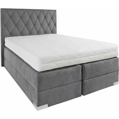 WESTFALIA SCHLAFKOMFORT Microvelours Kaltschaum-Topper - Boxspringbett - 140x200cm - H3 WESTFALIA SCHLAFKOMFORT Microvelours Kaltschaum-Topper - Boxspringbett - 140x200cm - H3