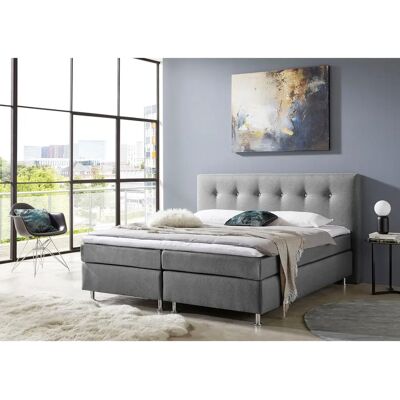 Westfalia Boxspringbett - Grau, Bonnell-Matratze - Boxspringbett Westfalia Boxspringbett - Grau, Bonnell-Matratze - Boxspringbett