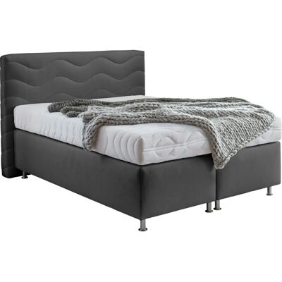 Westfalia Schlafkomfort Sigma Boxspringbett - 140x200cm - Microvelours Westfalia Schlafkomfort Sigma Boxspringbett - 140x200cm - Microvelours