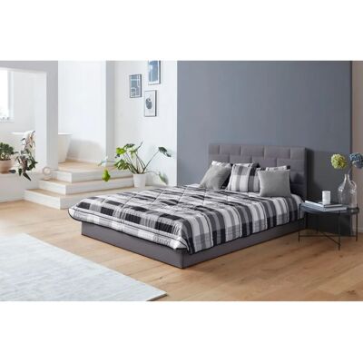 Westfalia Microvelours Grau 170x200cm - Bett Westfalia Microvelours Grau 170x200cm - Bett