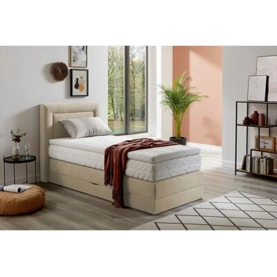 Westfalia Schlafkomfort Boxspringbett - 90x200cm, Beige Westfalia Schlafkomfort Boxspringbett - 90x200cm, Beige