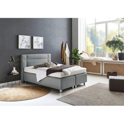 Westfalia Schlafkomfort Graues Boxspringbett - Bett Westfalia Schlafkomfort Graues Boxspringbett - Bett