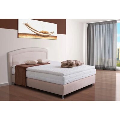 Westfalia Schlafkomfort Beiges Boxspringbett - Bett Westfalia Schlafkomfort Beiges Boxspringbett - Bett