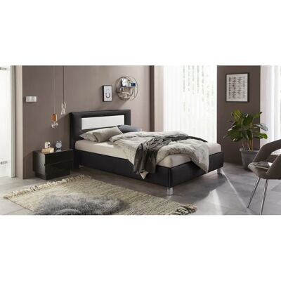 Westfalia SCHLAFKOMFORT Polsterbett - 140x200cm - Schwarz & Weiß Westfalia SCHLAFKOMFORT Polsterbett - 140x200cm - Schwarz & Weiß