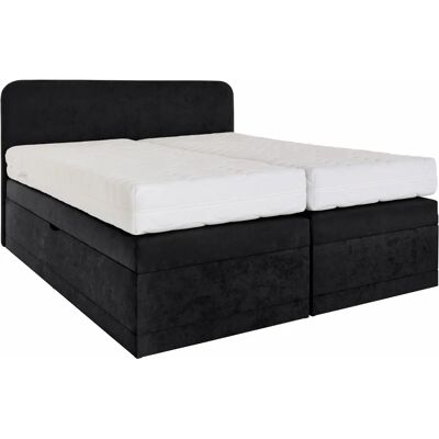 Westfalia Boxspringbett Microvelours 140x200cm - Boxspringbett Westfalia Boxspringbett Microvelours 140x200cm - Boxspringbett