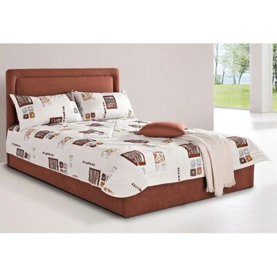 Westfalia Polsterbett - Mikrofaser, Braun, 150x210cm - Bett Westfalia Polsterbett - Mikrofaser, Braun, 150x210cm - Bett