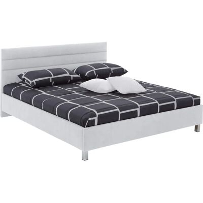 Westfalia Schlafkomfort Polsterbett - Microvelours, Weiß, 180x200 cm Westfalia Schlafkomfort Polsterbett - Microvelours, Weiß, 180x200 cm