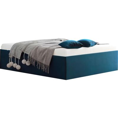 Westfalia Amrum Polsterbett - 180x200cm, Blau, Samtvelours Westfalia Amrum Polsterbett - 180x200cm, Blau, Samtvelours