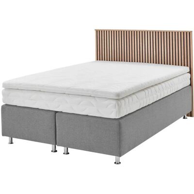 WESTFALIA SCHLAFKOMFORT Quercus - Boxspringbett, grau, 140x200cm WESTFALIA SCHLAFKOMFORT Quercus - Boxspringbett, grau, 140x200cm