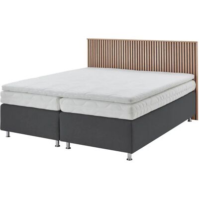 WESTFALIA SCHLAFKOMFORT Quercus Grau LED Boxspringbett - Komplettbett WESTFALIA SCHLAFKOMFORT Quercus Grau LED Boxspringbett - Komplettbett