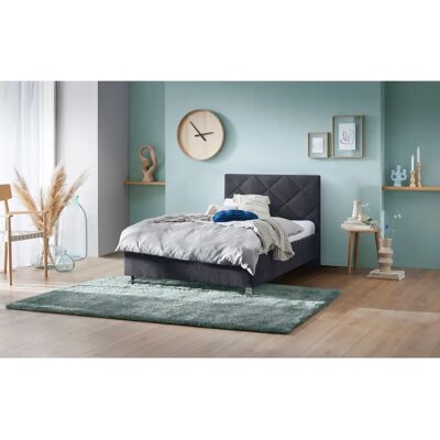 Westfalia Padua Polsterbett - Velours, 200x100cm, Schwarz Westfalia Padua Polsterbett - Velours, 200x100cm, Schwarz