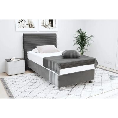 WESTFALIA SCHLAFKOMFORT Sven - Grau, 210cm - Boxspringbett mit Topper WESTFALIA SCHLAFKOMFORT Sven - Grau, 210cm - Boxspringbett mit Topper