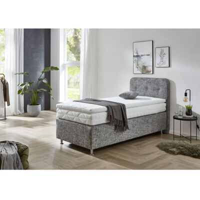Westfalia Sapporo Grau Komplett Boxspringbett - Schlafkomfort Westfalia Sapporo Grau Komplett Boxspringbett - Schlafkomfort