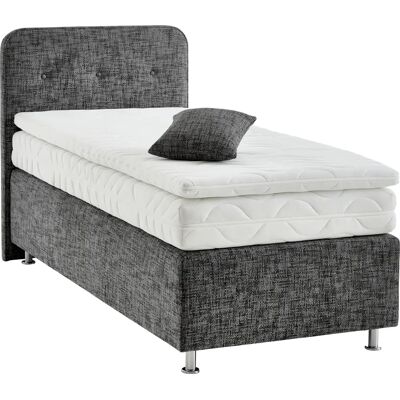 Westfalia Sapporo Grau Boxspringbett - Komplettset, 90x200cm Westfalia Sapporo Grau Boxspringbett - Komplettset, 90x200cm