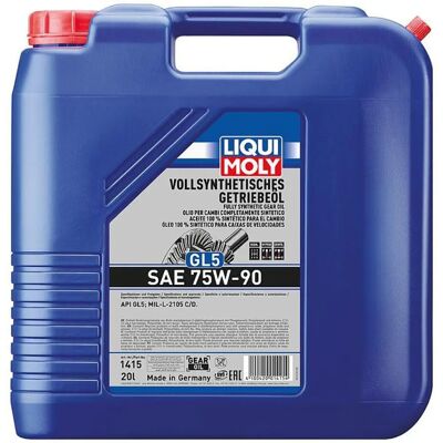 LIQUI MOLY Λάδι μετάδοσης - GL-5, 20L, 75W-90 - Λάδι μετάδοσης LIQUI MOLY Λάδι μετάδοσης - GL-5, 20L, 75W-90 - Λάδι μετάδοσης