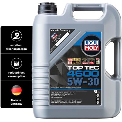 LIQUI MOLY Top Tec 4600 5W-30 - 5 l LIQUI MOLY Top Tec 4600 5W-30 - 5 l