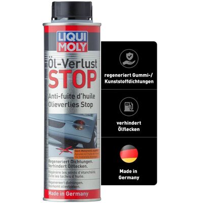 Liqui Moly Arrêt Fuite d'huile - Additif moteur 300ML - Publicité Liqui Moly Arrêt Fuite d'huile - Additif moteur 300ML - Publicité
