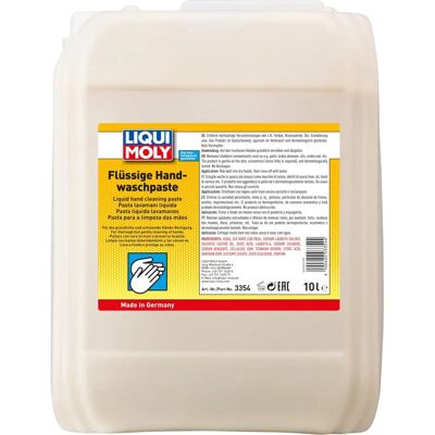 Pâte liquide pour lavage des mains - 10L - Produit soin des mains Liqui Moly Pâte liquide pour lavage des mains - 10L - Produit soin des mains Liqui Moly