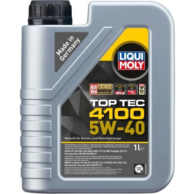 Liqui Moly - Top Tec 4100 5W-40 Synthetisches Motoröl - 1L Liqui Moly - Top Tec 4100 5W-40 Synthetisches Motoröl - 1L