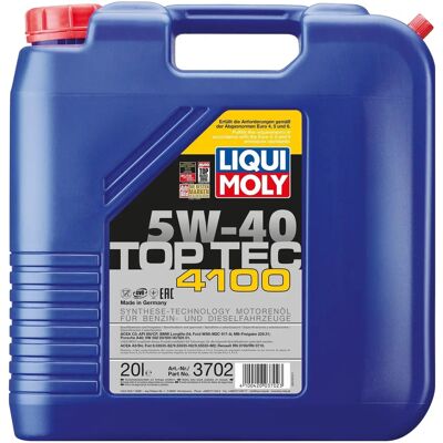 Olej silnikowy Liqui Moly 3702 - 20L, ACEA C3, API SN Olej silnikowy Liqui Moly 3702 - 20L, ACEA C3, API SN