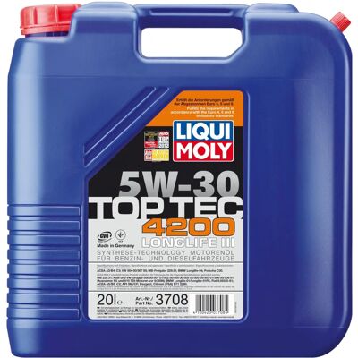 Huile Moteur Liqui Moly Top Tec 4200 5W-30 - Huile Moteur - Publicité Huile Moteur Liqui Moly Top Tec 4200 5W-30 - Huile Moteur - Publicité