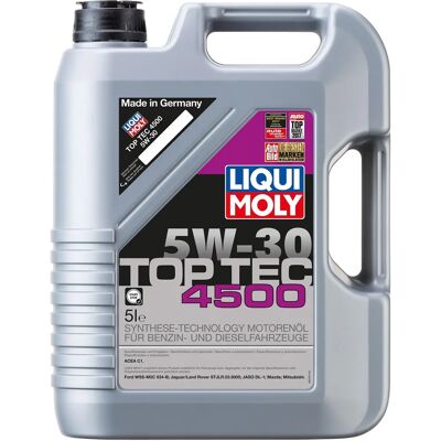 Liqui Moly Top Tec 4500 3729 Motorolie - 5W-30 - 5L Liqui Moly Top Tec 4500 3729 Motorolie - 5W-30 - 5L