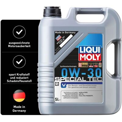 Liqui Moly Spezial Tec V 0W-30 Motoröl - Renault, Toyota, Hyundai, Volvo, Mazda Liqui Moly Spezial Tec V 0W-30 Motoröl - Renault, Toyota, Hyundai, Volvo, Mazda