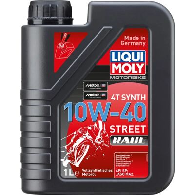 Liqui Moly Motorbike 4T Synth Street Race 10W-40 - Motor Oil Liqui Moly Motorbike 4T Synth Street Race 10W-40 - Motor Oil
