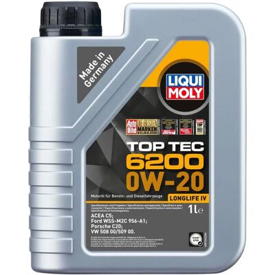 Liqui Moly Top Tec 6200 0W-20 Motoröl - Fahrzeugtyp Liqui Moly Top Tec 6200 0W-20 Motoröl - Fahrzeugtyp