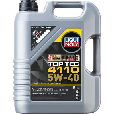 Liqui Moly Top Tec 4110 5W-40 Moottoriöljy - Moottoriöljy Liqui Moly Top Tec 4110 5W-40 Moottoriöljy - Moottoriöljy