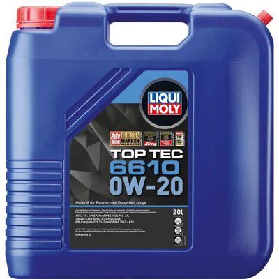LIQUI MOLY - Top Tec 6610 0W-20 - 20L - Motoröl LIQUI MOLY - Top Tec 6610 0W-20 - 20L - Motoröl
