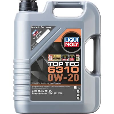 Liqui Moly Top Tec 6310 0w-20 Λάδι Κινητήρα - Motor Oil Liqui Moly Top Tec 6310 0w-20 Λάδι Κινητήρα - Motor Oil