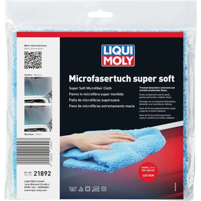Liqui Moly 21892 Mikrofasertuch - Weiche, Lange Fasern - 40x40cm Liqui Moly 21892 Mikrofasertuch - Weiche, Lange Fasern - 40x40cm