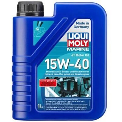 Óleo de motor Liqui Moly 25015 - Marine 4T 15W-40, 1L Óleo de motor Liqui Moly 25015 - Marine 4T 15W-40, 1L